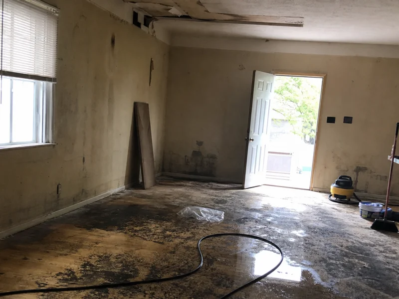 Before Commercial Restoration at a Douglas County home